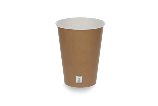 Coffee cup 360cc 12oz Ø90mm FSC®Mix kraft brown