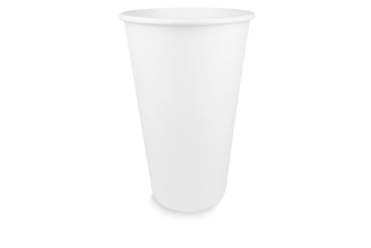 Coffee cup 450cc 16oz Ø90mm cardboard white