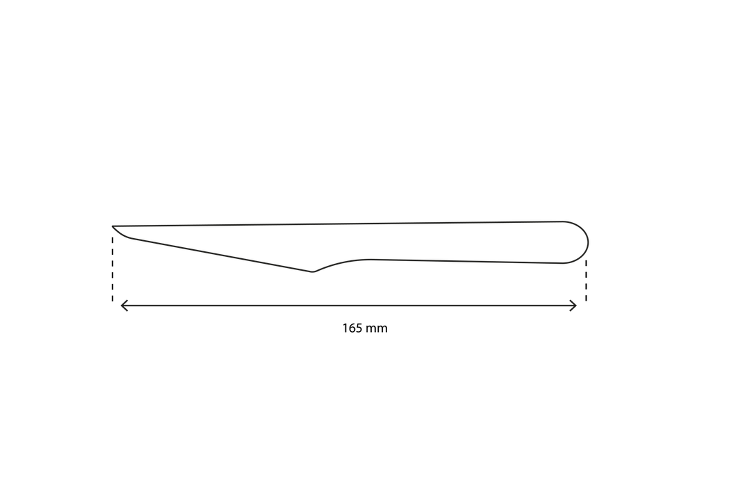 takeaware.nl Bestek Houten mes 165mm 100% FSC®BIO