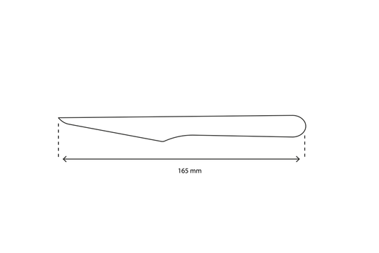 takeaware.nl Bestek Houten mes 165mm 100% FSC®BIO