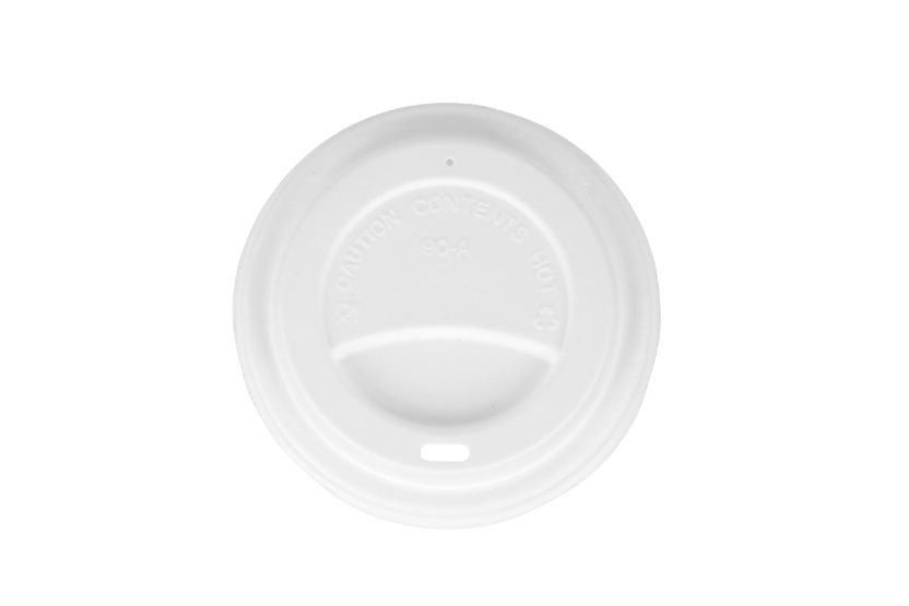 takeaware.nl Koffiebenodigdheden Koffiebeker deksels Ø90mm suikerriet BIO