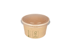 takeaware.nl Saus- en amusebakjes Bakje 90cc Ø75mm 3oz karton kraft BIO