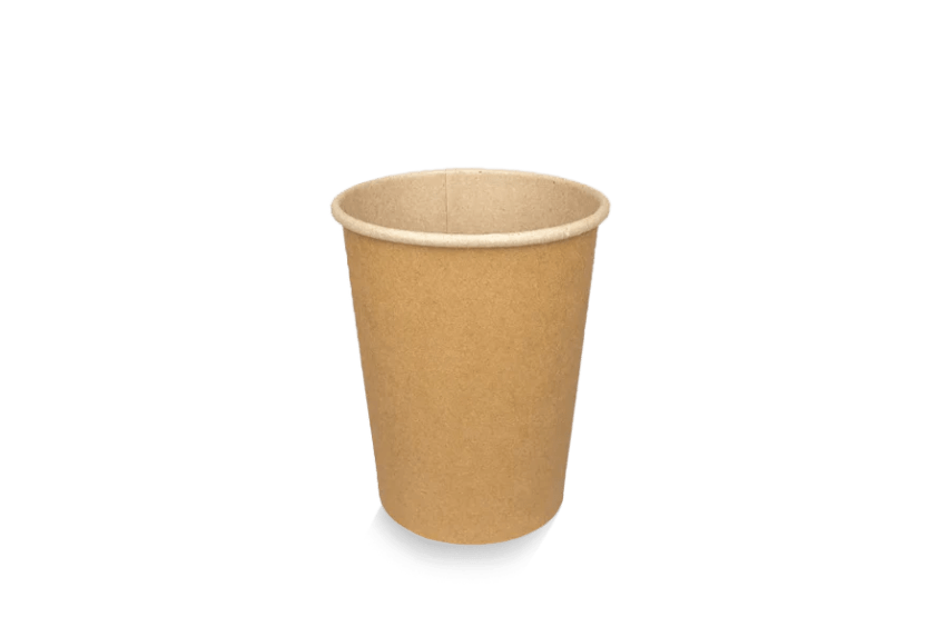 takeaware.nl Koffiebekers Kartonnen koffiebeker 230cc 8oz Kraft