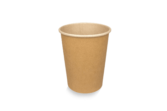 takeaware.nl Koffiebekers Kartonnen koffiebeker 230cc 8oz Kraft