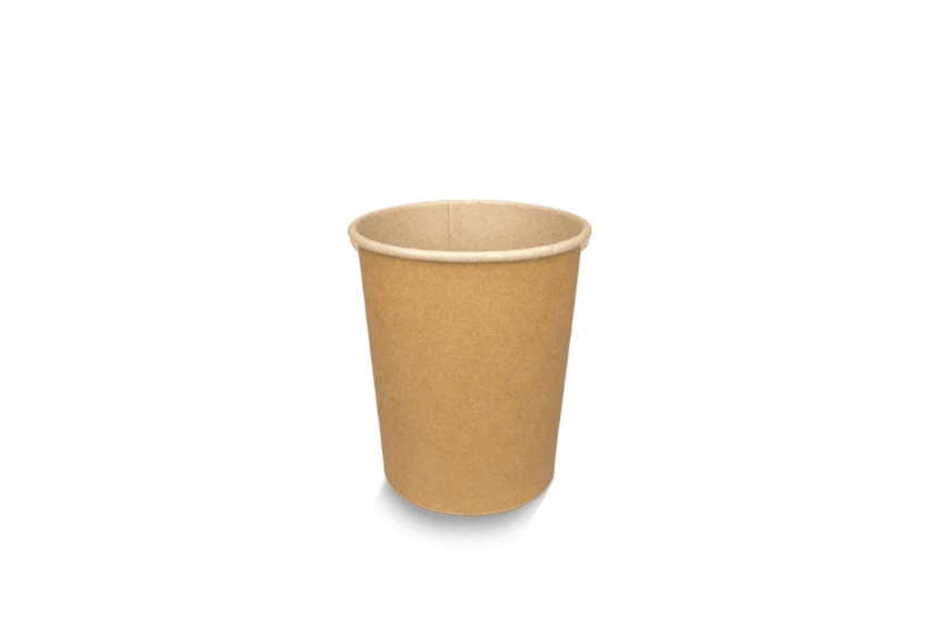 takeaware.nl Koffiebekers Kartonnen koffiebeker 120cc 4oz Kraft