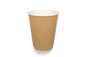 Coffee cup 360cc 12oz Ø90mm Ripple Kraft