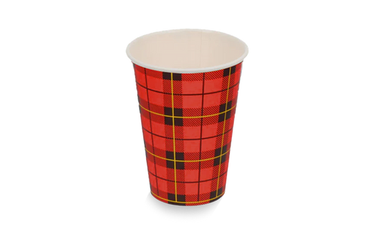 Coffee cup 180cc 7.5oz Ø70mm Tartan scotty