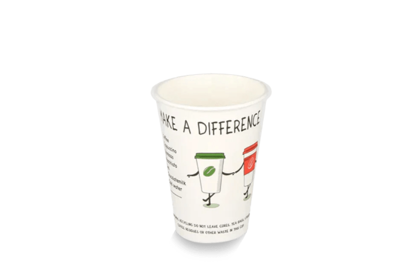 takeaware.nl Koffiebekers Kartonnen koffiebeker 180cc 7.5oz Recycle