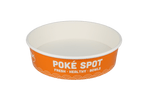 TakeAware.nl Salade Poke Bowl 900ml 30oz Ø184mm white-Poke Spot custom