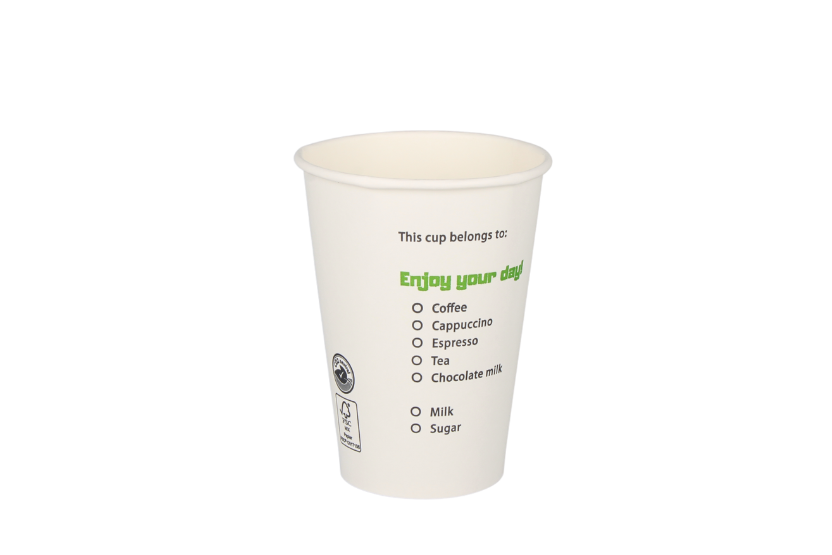 Coffee cup 180cc 7.5oz Ø70mm FSC®Mix BIO Green Life