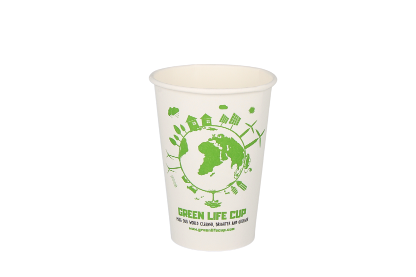 Coffee cup 180cc 7.5oz Ø70mm FSC®Mix BIO Green Life