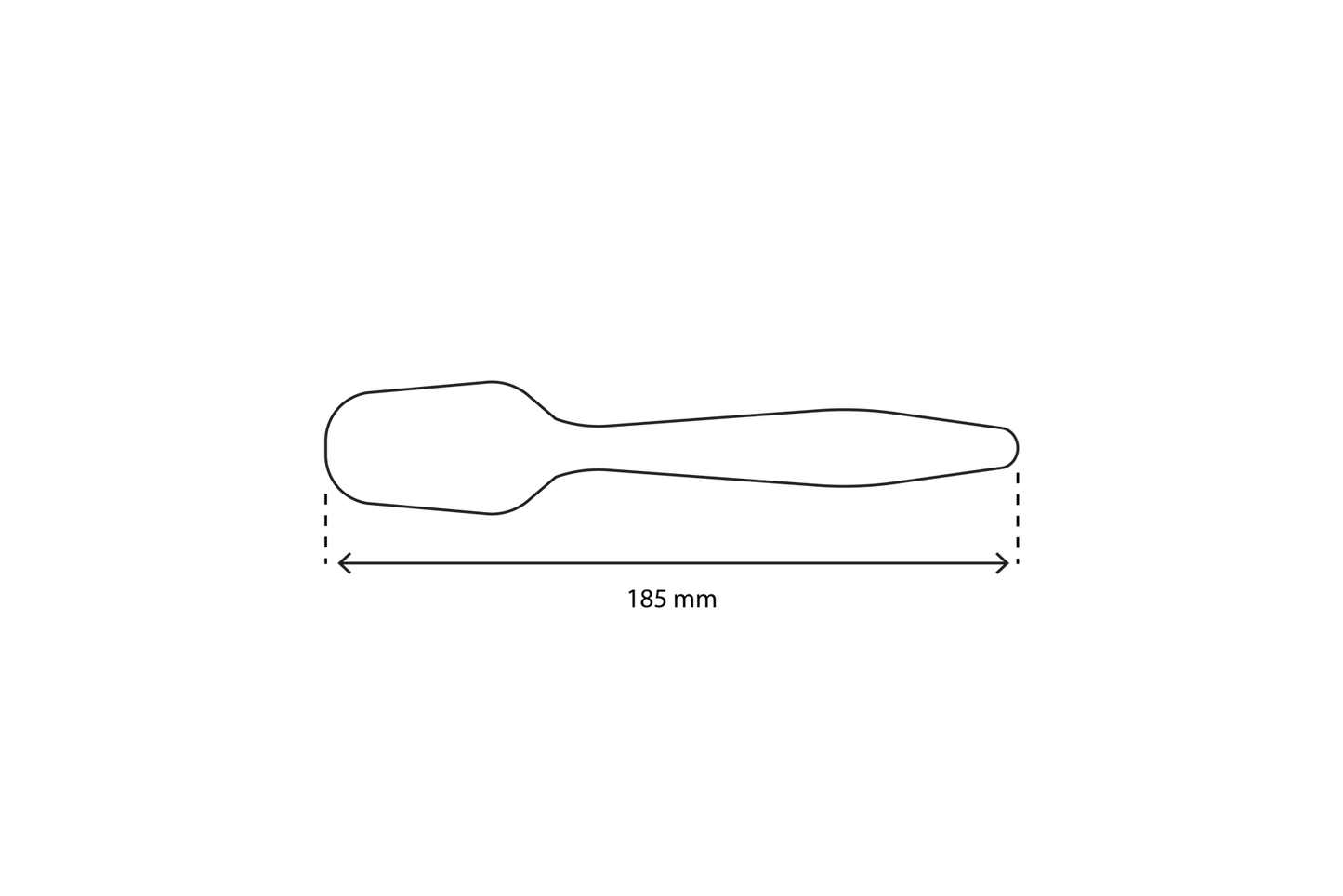 takeaware.nl Bestek Houten lepel 185mm 100% FSC® BIO