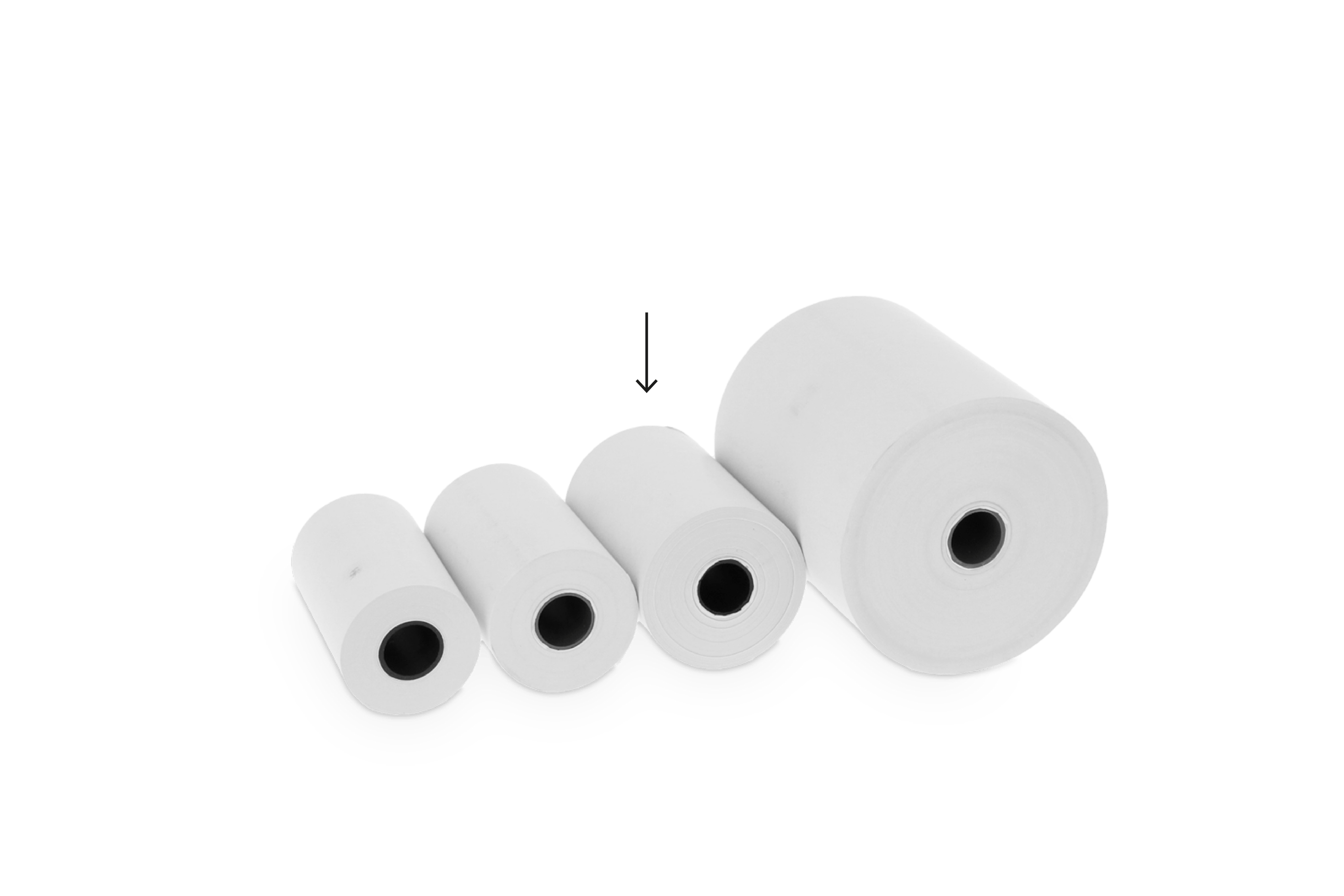 TakeAware.nl Kassa- en pinrollen Thermische pinrol BPA vrij 57x47x12 25 meter op rol FSC mix