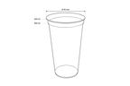 TakeAware.nl Sap en Smoothie Beker 500ml 95mm RPET