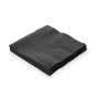 Servet 2 laags 1/4 vouw 24x24cm papier zwart BIO