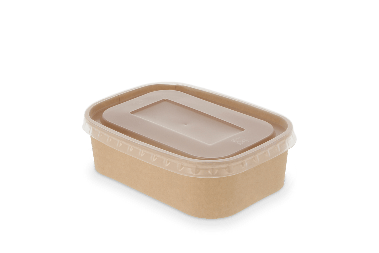 Cardboard Microwave Container 650ml Kraft