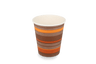Kartonnen koffiebeker 300cc 10oz gestreept