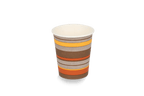 takeaware.nl Koffiebekers Kartonnen koffiebeker 230cc 8oz gestreept