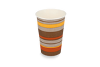 takeaware.nl Koffiebekers Kartonnen koffiebeker 180cc 7.5oz gestreept