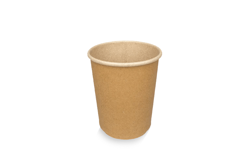 takeaware.nl Koffiebekers Kartonnen koffiebeker 177cc 7oz Kraft