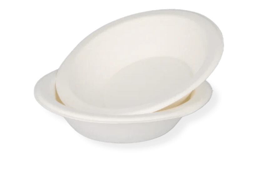 takeaware.nl Saladebakken en bowls Kom 480ml/500ml Ø177mm 16oz suikerriet BIO