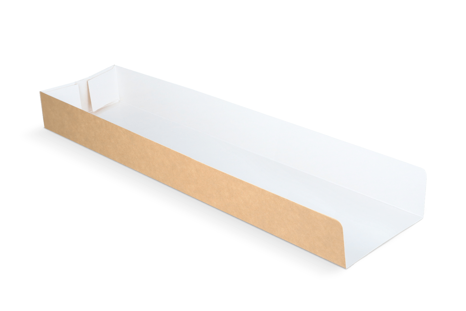 Panini tray kraft/white BIO