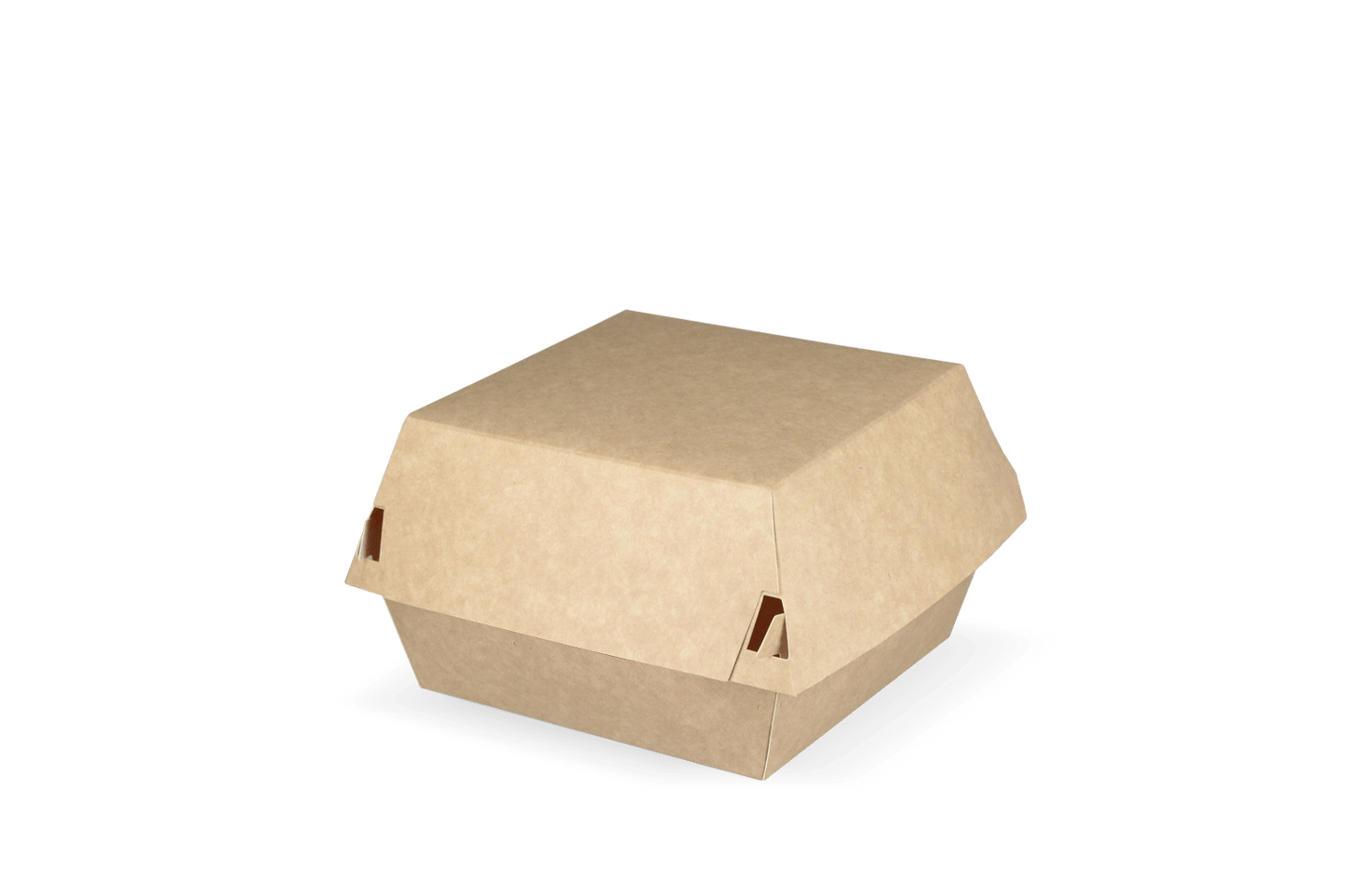Hamburger box Medium kraft/white BIO