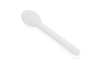 Cardboard spoon 165mm white, water based coating 