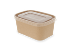 takeaware.nl Maaltijdbakken en schalen Maaltijdbak karton 1000ml Kraft
