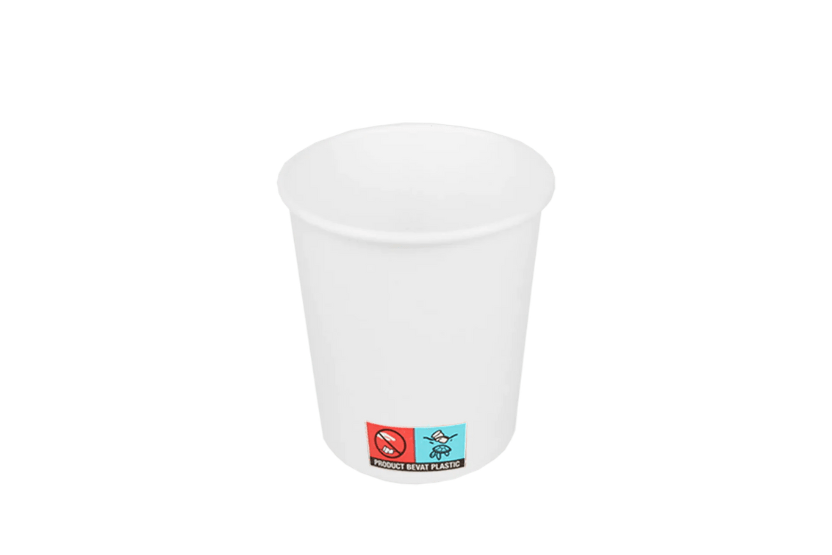 takeaware.nl Koffiebekers Kartonnen koffiebeker 177cc 7oz wit