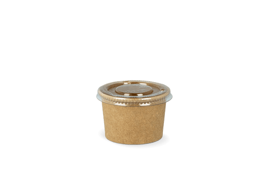 takeaware.nl Saus- en amusebakjes Kartonnen Saus Cup 1,5oz 30/45ml Ø62mm Kraft