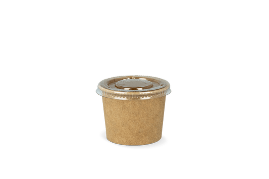 takeaware.nl Saus- en amusebakjes Deksel Saus Cup 45ml-60ml-90ml-120ml Ø62mm Transparant PET