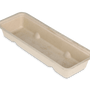 Sausage trays A16B (wide) sugarcane BIO