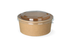 takeaware.nl Saladebakken en bowls Deksel Bowl 500-750-1000ml Ø148mm met gaten transparant