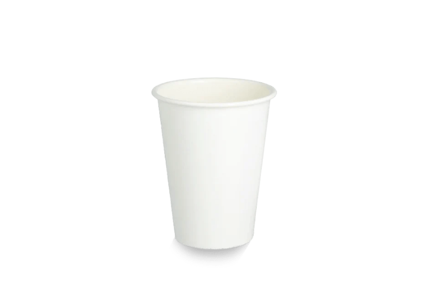 takeaware.nl Koffiebekers Herbruikbare koffiebeker 180cc 7.5oz wit