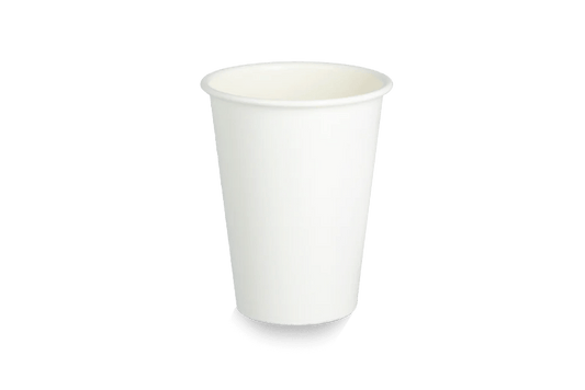 takeaware.nl Koffiebekers Herbruikbare koffiebeker 180cc 7.5oz wit