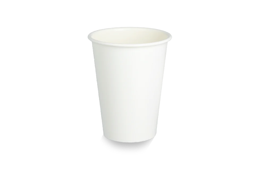 Reusable coffee cup 180cc 7.5oz white