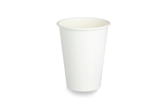 Reusable coffee cup 180cc 7.5oz white