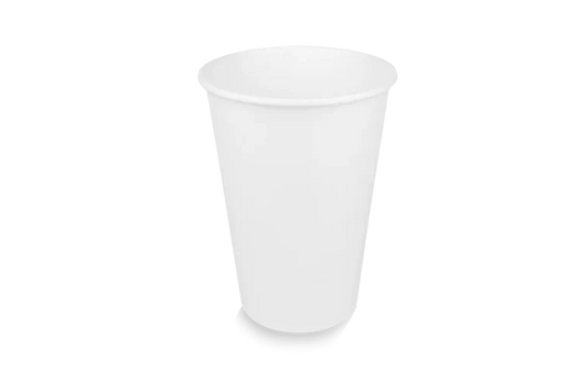 TakeAware.nl Kartonnen koffiebeker 180cc 7.5oz wit BUDGET