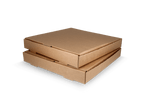 takeaware.nl Pizzadozen 30x30x4cm kraft bruin BIO