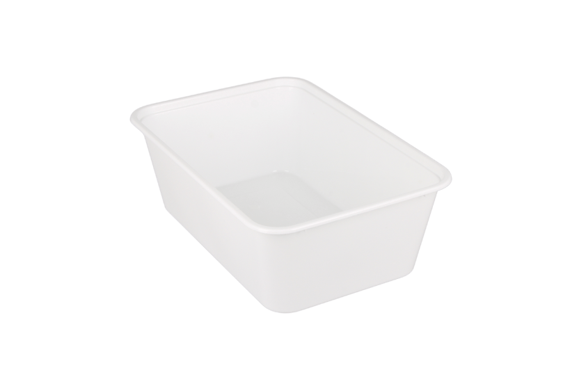 takeaware.nl Maaltijdbakken en schalen Maaltijdbak PP 750ml wit