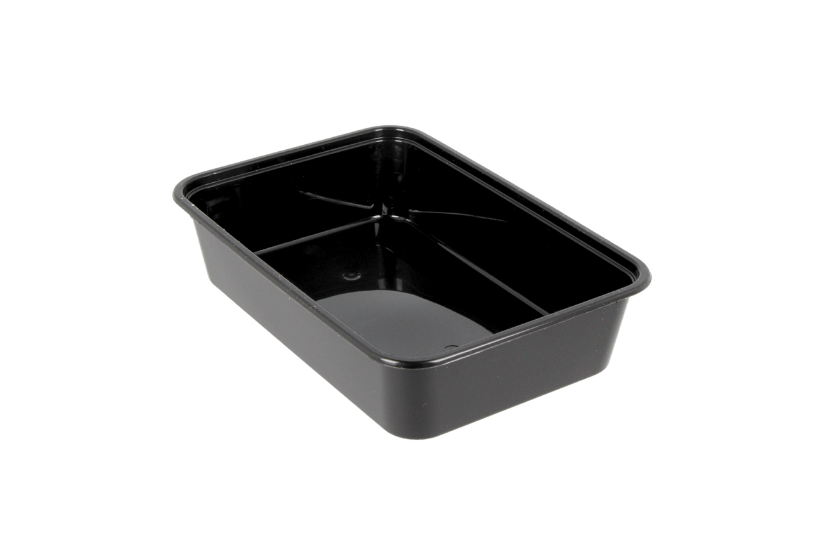 TakeAware.nl Meal containers and trays Meal container PP 500ml - black