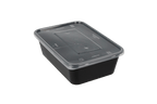 takeaware.nl Maaltijdbakken en schalen Maaltijdbak PP 650ml zwart