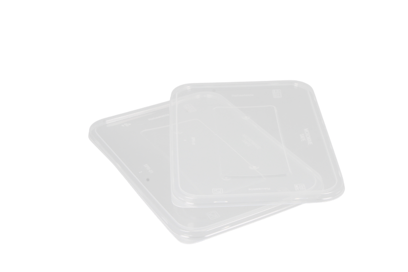 takeaware.nl Maaltijdbakken en schalen Deksel PP maaltijdbak 500-650-750-1000ml transparant