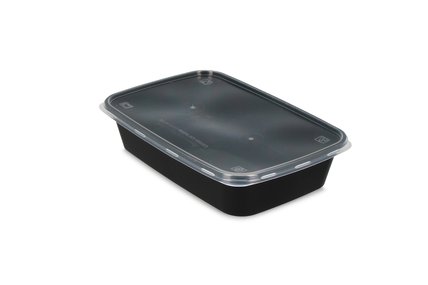 Couvercle boîte à repas 500-650-750-1000ml transparent