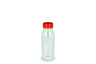 RPET bottle 250cc with orange cap