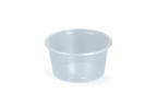 takeaware.nl Saus- en amusebakjes Rond bakje 100cc Ø70mm Transparant