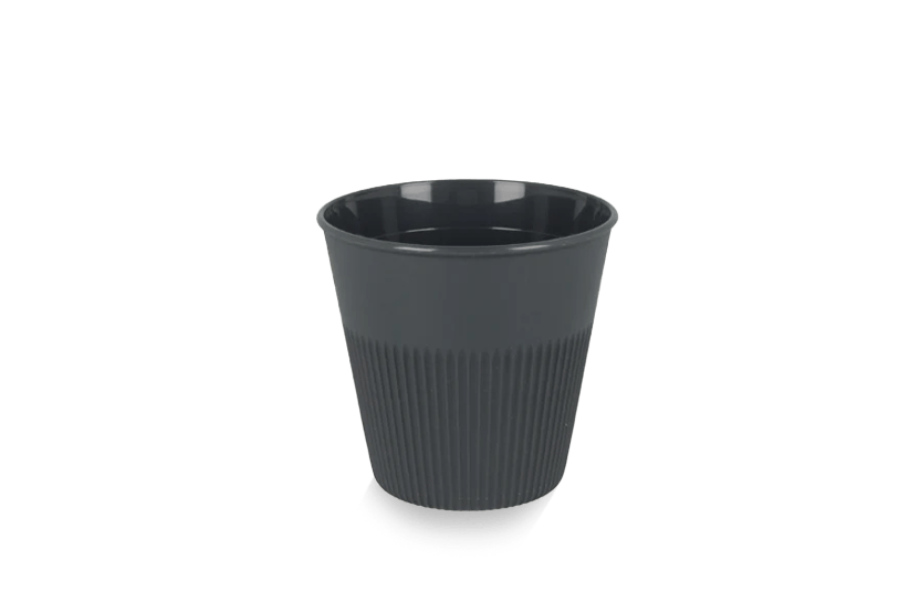 takeaware.nl Koffiebekers Herbruikbare koffiebeker 230cc 8oz grijs