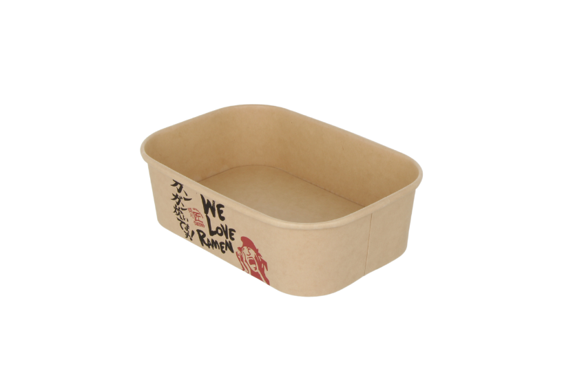 Bamboo Rectangular Bowl 650ml-PP-Takumi Custom