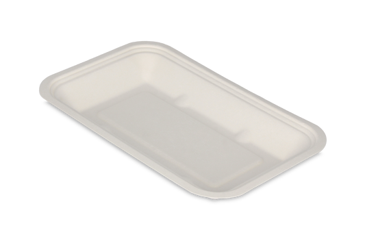 Snacktray Bagasse A2 (188 * 120 * 22 mm)